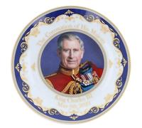The Leonardo Collection Royal Heritage HM King Charles III Dinner Plate 6"