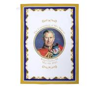 The Leonardo Collection Royal Heritage HM King Charles III Tea Towel For Kitchen | Lovely Kitchen Accessories For Home | Ideal Kitchens Towel For Everyday Use | Absorbent & Durable Tea Towel