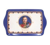 The Leonardo Collection Royal Heritage HM King Charles III Tray Large | Sturdy Construction, Food and Drink Service, Decorative Kitchen Accent, Gift Choice