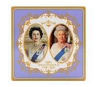 The Leonardo Collection Royal Heritage HM Queen Elizabeth II C/Coast | Decorative Commemorative Ceramic Coaster | Coasters Set For All Modern Kitchen & Offices | Coasters For All Types of Cups & Mugs