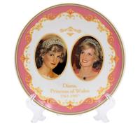 The Leonardo Collection Royal Heritage HRH Princess Diana Plate 6 for Home Decor | Lovely Dinner Gifts for Women & Men | Ideal Ceramic Plates for Kitchen & Home | Microwave Safe Plates for All
