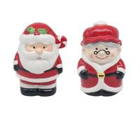The Leonardo Collection Santa & Wife Salt and Pepper Set for Kitchen & Dining | Elegant British Design Salt and Pepper Shakers | Durable Shaker for Home, Restaurants & Table Use