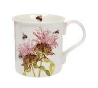 Lesser & Pavey Ceramic Mug Fine China Drinking Coffee Cup Bee-tanical Bergamot Floral Design