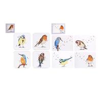 The Leonardo Collection Set of 4 Clemency Bunn British Birds Placemats and Coasters