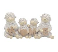 The Leonardo Collection Shaggy Sheep Home Figurines Statues For Home Decor | Ideal Ornaments Friendship Gifts For Women & Men | Lovely Table Centerpiece & Living Room Accessories