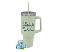 The Leonardo Collection Stay Cool Double Walled Stainless Steel Cup 1200ml