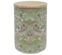 The Leonardo Collection Strawberry Thief Glass Food Storage Canister Med