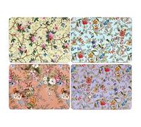 The Leonardo Collection Table Place Mats Set of 4 | Non Slip Washable Table Mats For Dining | Designed By William Kilburn | Set of 4 Printed Designer Placemats