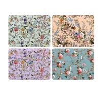 The Leonardo Collection Table Place Mats Set of 4 | Non Slip Washable Table Mats For Dining | Designed By William Kilburn | Set of 4 Printed Designer Placemats