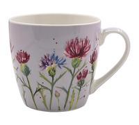 The Leonardo Collection Thistle Breakfast Mug Jennifer Rose Gallery for Hot & Cold Drinks | Durable Coffee Cups for Home & Office | Comfortable & Easy-to-Hold Coffee Mugs for Beverages & Daily Use