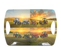 The Leonardo Collection Tractors Melamine Tableware Tractors Tray Large For Serving Dishes | Serving Trays For Kitchen Accessories | Serving Platters to Serv Food for Food Service