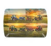 The Leonardo Collection Tractors Melamine Tractors Tray Small for Serving Dishes | Serving Trays for Kitchen Accessories | Serving Platters to Serv Food for Food Service
