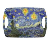 The Leonardo Collection Van Gogh Tray Large | Dinner Tray for Multiple Uses Around The Home | | Designed By Vincent Van Gogh | Trays for Food Serving Or Drinks Serving - Large