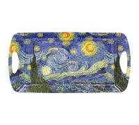 The Leonardo Collection Van Gogh Tray Medium | Dinner Tray for Multiple Uses Around The Home | | Designed By Vincent Van Gogh | Trays for Food Serving Or Drinks Serving - Medium