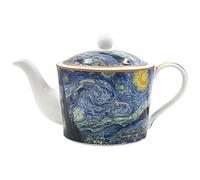 The Leonardo Collection Vincent Van Gogh Van Gogh Teapot Starry Night for Kitchen | Lovely Kitchen Accessories for Home | Without Strainer Tea Pot for Daily Use | Durable Tea Pots for Home & Office