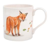 The Leonardo Collection Wildlife By Clemency Bunn Fox Mug 350ml Fine China for Hot & Cold Drinks | Durable Tea Mugs for Home & Office | Easy-to-Hold Coffee Mugs for Beverages & Daily Use