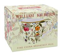 The Leonardo Collection William Kilburn Kilburn Breakfast Mug for Home & Kitchen | Stylish Ceramic Mugs for Tea & Coffee | Lovely Cup Set for Mens Gifts & Birthday Gifts for Women