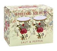 The Leonardo Collection William Kilburn Kilburn Salt and Pepper Shakers for Home & Restaurants | British Designed Salt and Pepper Sets for Kitchen | Durable Pepper and Salt Shaker for Dining Table