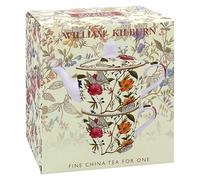 The Leonardo Collection William Kilburn Tea for One | Ceramic Teapot and Cup Set | Beautiful Gift for Home and Office | Stylish Printed Teapot for Tea Enthusiasts