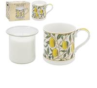 The Leonardo Collection William Morris 350ml Fruits Candle Gift Set for Women & Men | Lovely Decorative Accessories for Home Decor | Aromatherapy Large Scented Candles for Any Celebrations