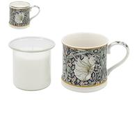 The Leonardo Collection William Morris 350ml Pimpernel Candle Gift Set for Women & Men -Oud & Bergamot MOD AF | Lovely Decorative Accessories for Home Decor | Aromatherapy Large Scented Candles