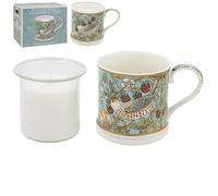 The Leonardo Collection William Morris 350ml S Berry Thief Candle Gift Set for Women & Men | Lovely Decorative Accessories for Home Decor | Aromatherapy Large Scented Candles for Any Celebrations