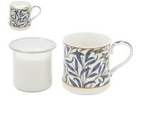 The Leonardo Collection William Morris 350ml Willow Bough Candle Gift Set for Women & Men | Lovely Decorative Accessories for Home Decor | Aromatherapy Large Scented Candles for Any Celebrations