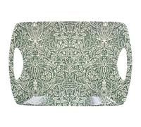 The Leonardo Collection William Morris Acorn Tray Large for Home and Kitchen | Decorative Serving Trays for Snacks and Meals | Lightweight Dinner Tray for Food Serving | Festive Gift For Women & Men