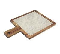 The Leonardo Collection William Morris Artichoke Acacia Board - Decorative Wooden Serving Board for Festive Dining, Cheese, Snacks, Chopping and Kitchen Gift with Seasonal Design