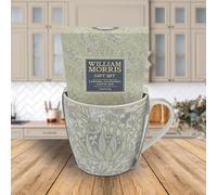 The Leonardo Collection William Morris Artichoke Coffee Gift Set For Men & Women | Premium Coffee Selection Box For Christmas & Birthdays | Luxury Gourmet Hamper For Lovers & Family