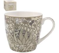 The Leonardo Collection William Morris Christmas Artichoke Breakfast Mug for Hot & Cold Drinks | Durable Coffee Cups for Home & Office | Easy-to-Hold Coffee Mugs for Beverages & Daily Use