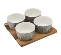 The Leonardo Collection William Morris Christmas Artichoke Snack Bowls for Home & Kitchen | BPA Free Lightweight Bowl for Kids & Adults | Durable Bowls for Salad, Pasta, Cereal & Daily Food Prep