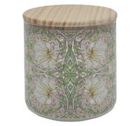 The Leonardo Collection William Morris Christmas Pimpernel Canister Sml For Home & Kitchen | Storage Containers & Kitchen Organizers For Gift | Ideal Storage Jars For Biscuits Honey Green Tea & All