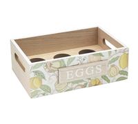 The Leonardo Collection William Morris Fruit Egg Holder | Stylish Egg Storage & Organizer for Kitchen | Durable Tray for Fridge & Countertop | Space-Saving Egg Dispenser & Basket