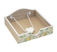 The Leonardo Collection William Morris Fruit Napkin Holder | Decorative & Functional Napkin Dispenser for Kitchen & Dining | Stylish Countertop & Tabletop Paper Napkin Holder | Durable Home & Restaura