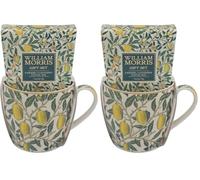 The Leonardo Collection William Morris Fruits Coffee Gift Set For Men & Women | Premium Coffee Selection Box For Christmas & Birthdays | Luxury Gourmet Hamper For Lovers & Family (Pack of 2)