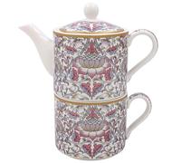 Lesser & Pavey William Morris Artists Lodden Tea for One Set - Lovely Floral Design Ceramic Tea Pot & Mug Set Gift Idea