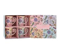 The Leonardo Collection William Morris Lustre Artemis Mugs Set Of 4 Kitchen & Home | Stylish Tableware Mug Set of 4 for Every Occasion | Lovely Coffee Cup Set for Mens Gifts & Birthday Gifts for Women