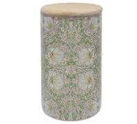 The Leonardo Collection William Morris Pimpernel Glass Canister For Home & Kitchen | Storage Containers & Kitchen Organizers For Gift | Storage Jars For Biscuits Honey Green Tea & All