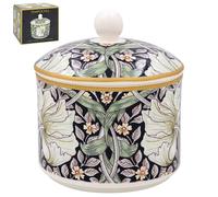 The Leonardo Collection William Morris Pimpernel Sugar Bowl | Elegant Sugar Pots for Tea & Coffee | Durable Ceramic Sugar Dish for Home & Café | Stylish Sugar Storage for Kitchen | Lovely Gift for All