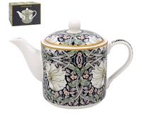 The Leonardo Collection William Morris Pimpernel Teapot for Kitchen | Lovely Kitchen Accessories for Home | Without Tea Strainer Tea Pot for Everyday Use | New Durable Tea Pots for Home & Office