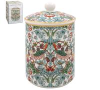 The Leonardo Collection William Morris Strawberry Thief Canister For Kicthen | Kitchen Organizers Storage Containers For Home & Gift | Ideal Storage Jars For Biscuits Honey Green Tea & All