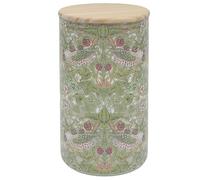The Leonardo Collection William Morris Strawberry Thief Glass Canister For Home & Kitchen | Storage Containers & Kitchen Organizers For Gift