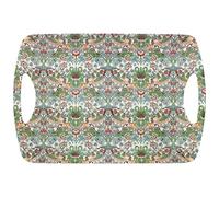 The Leonardo Collection William Morris Strawberry Thief Large Tray For Serving Dishes | Serving Trays For Kitchen Accessories | Serving Platter For Serving Food & Tea | Designer Trays for Food Serving