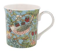 The Leonardo Collection William Morris Strawberry Thief Mug 400ml for Coffee, Tea and Hot Drinks | Fine China Coffee Mugs for Daily Use | Practical Drinkware Gifts for Women & Men