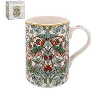The Leonardo Collection William Morris Strawberry Thief Mug for Home & Kitchen | Newly Designed Mugs for Tea & Coffee | Lovely Cup for Mens Gifts & Birthday Gifts for Women