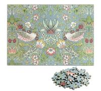 The Leonardo Collection William Morris Strawberry Thief Puzzles 1000pc