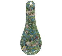 The Leonardo Collection William Morris Strawberry Thief Spoon Rest for Kitchen & Home | Decorative Spoon Holder for Kitchen Accessories | Durable Heat Resistant Spoon Rest for All Types of Spoons