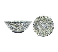 The Leonardo Collection William Morris Willow Bough Bowl 21cm for Home & Kitchen | BPA Free Lightweight Bowl for Kids & Adults | Durable Bowls for Salad, Pasta, Cereal & Daily Food Prep
