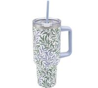 The Leonardo Collection William Morris Willow Bough Double Walled Stainless Steel Drinks Cup 1200ml for Kitchen | Lovely Coffee Cup Set for Home & Office | Coffee & Tea Cups for Enjoying Hot Drinks